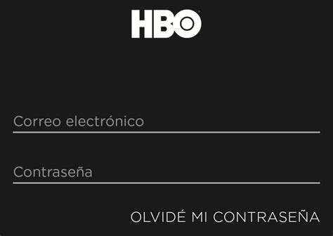 hbo iniciar sesión.